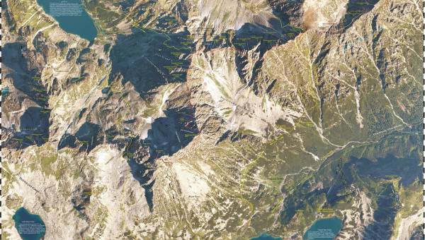 Orla Perć mapa
